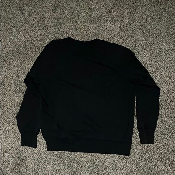 Black Sweater with Orange Mickey mouse graphic - Picture 2 of 3